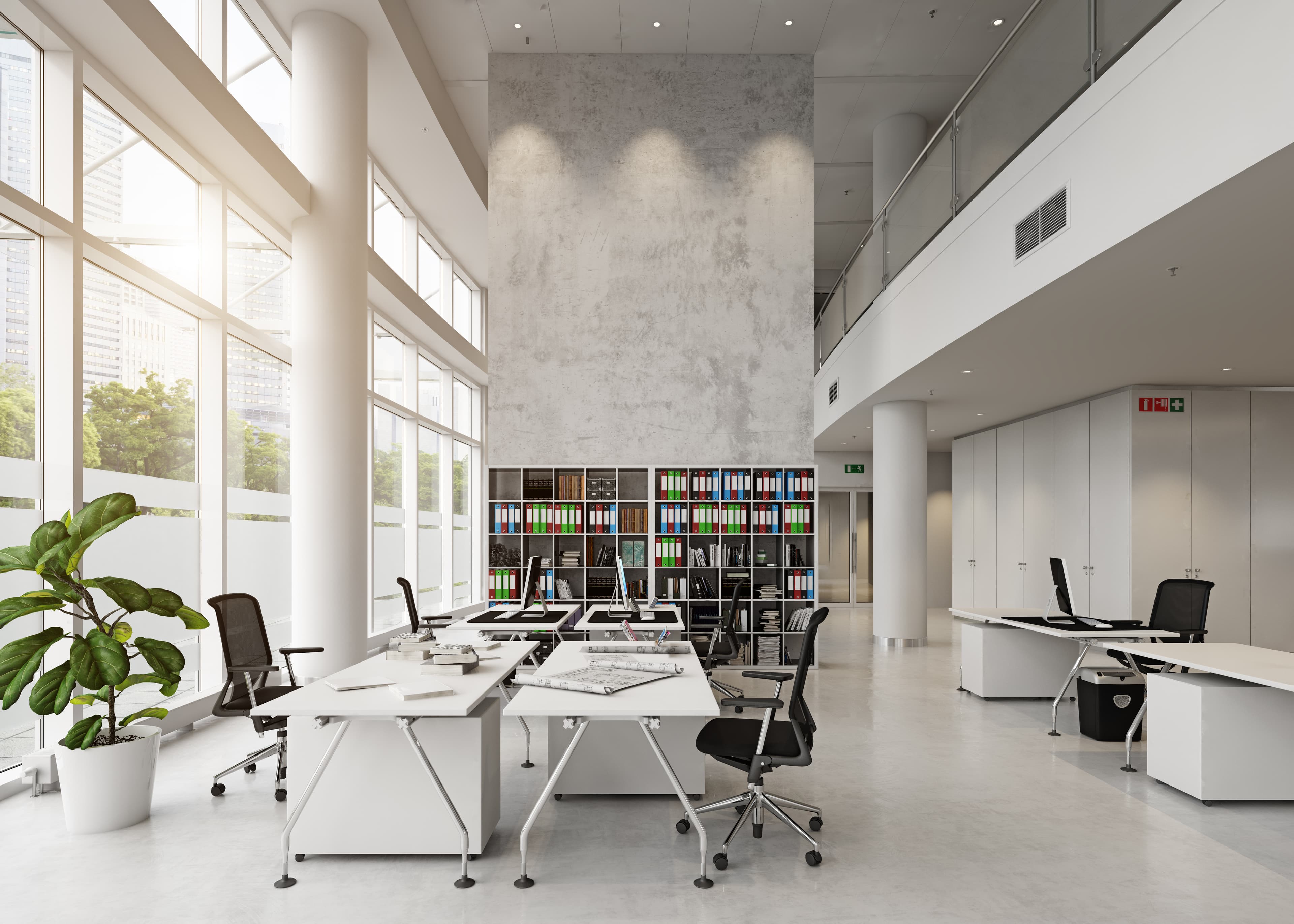 Modern enterprise commercial interior